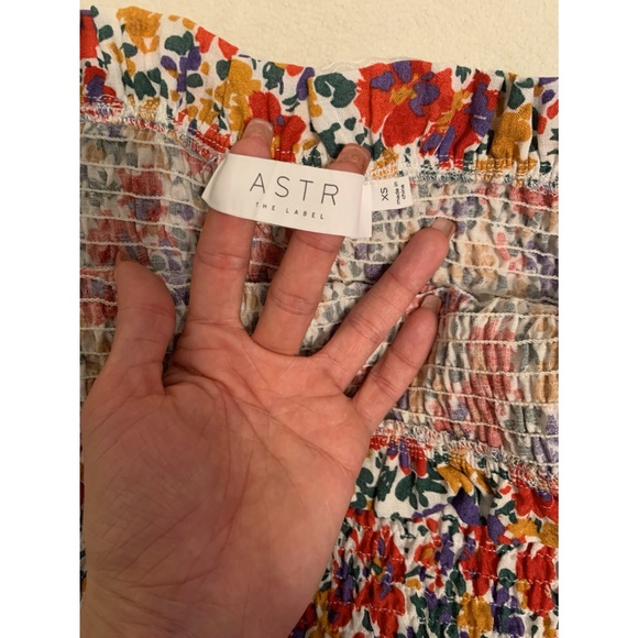 NEW! ASTR The Label Isabel Off Shoulder Floral Dress, X-Small - Picture 8 of 10